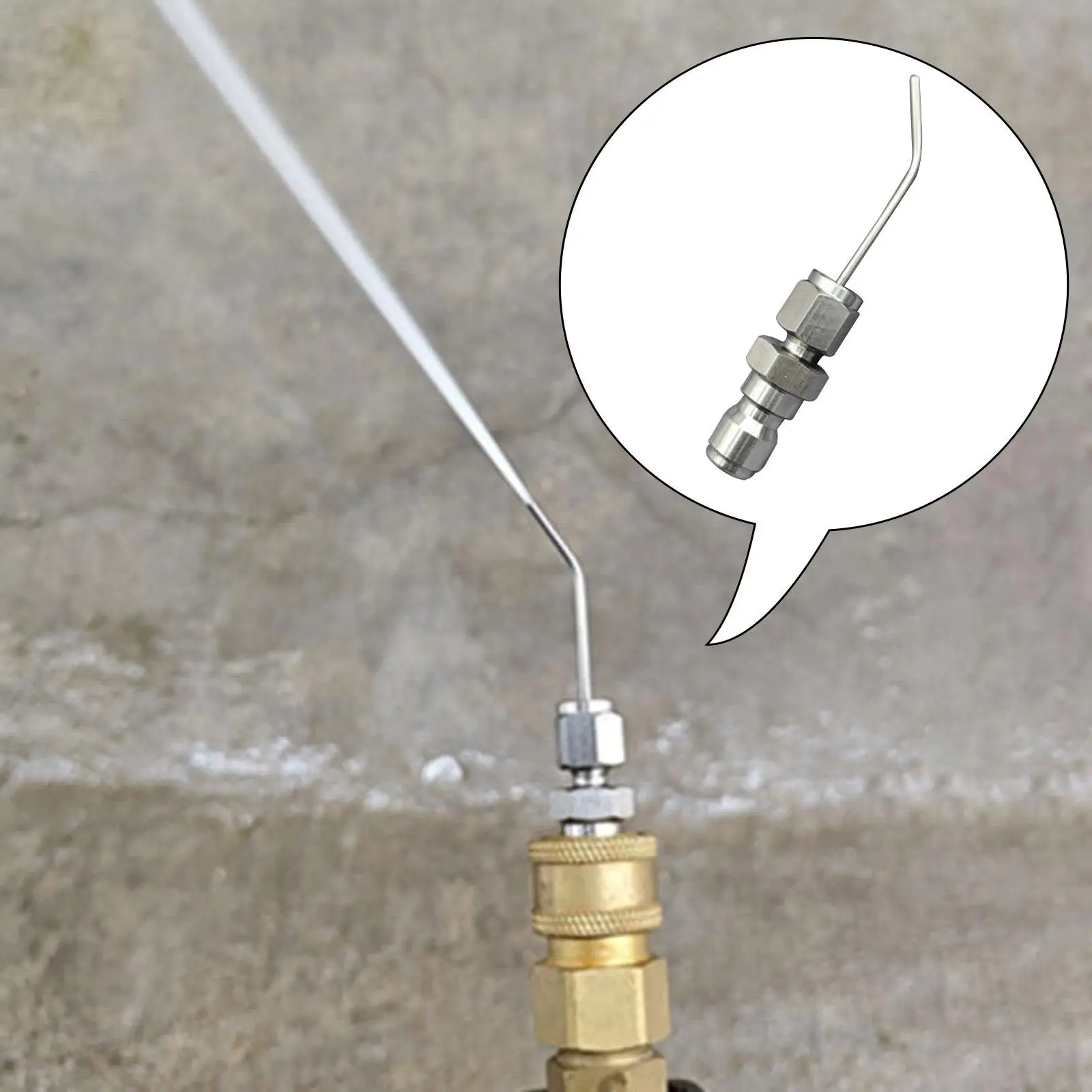 High Pressure Sprayer Nozzle Stainless Steel Washer Cleaning Machine Flush Kit for Home Appliance Maintenance
High Pressure Sprayer Nozzle Stainless Steel Washer Cleaning Machine Flush Kit for Home Appliance Maintenance
