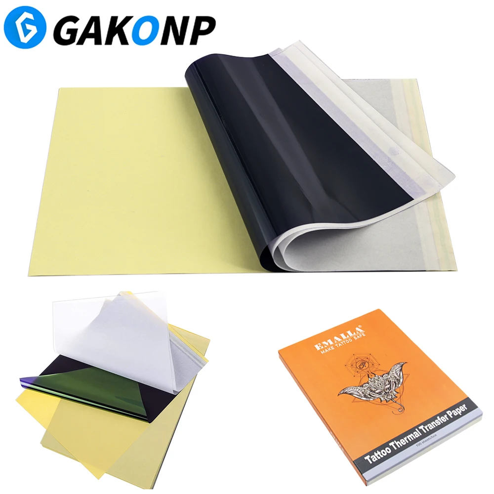 5/10/50/100pcs Tattoo Transfer Paper Thermal Printer Papers 4 LayersTattoo Transfer Copy Papers for Tattoo Supply
5/10/50/100pcs Tattoo Transfer Paper Thermal Printer Papers 4 LayersTattoo Transfer Copy Papers for Tattoo Supply