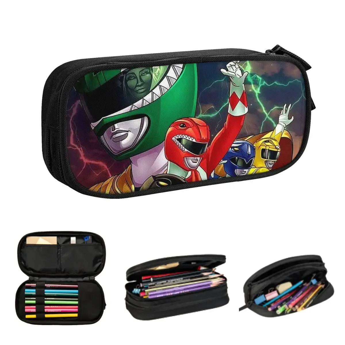 Mighty Morphin Power Ranger Pencil Cases for Student School Pen Box Pencil Bag Big Capacity Pencil Pouch Storage Stationery
Mighty Morphin Power Ranger Pencil Cases for Student School Pen Box Pencil Bag Big Capacity Pencil Pouch Storage Stationery