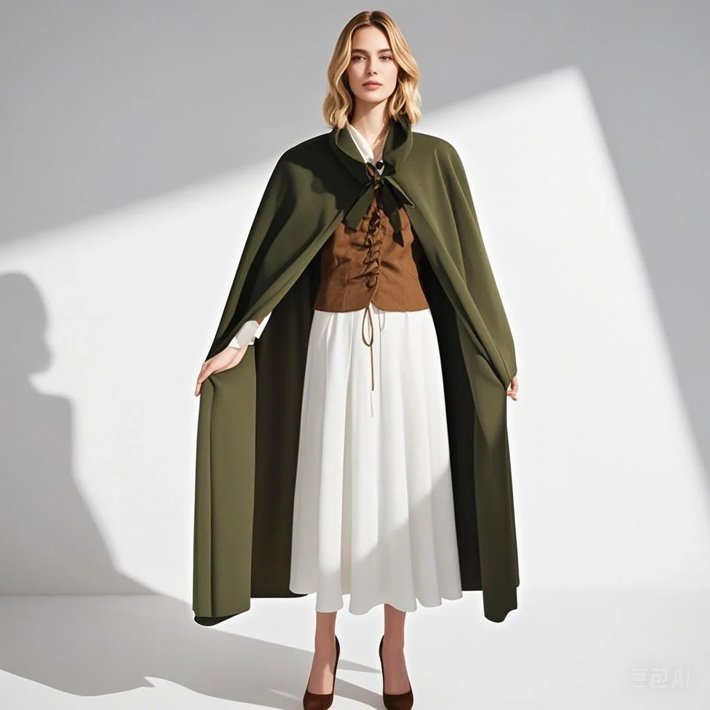 Medieval Hunter Suit Suede Vest Best-selling Cape Cloak Vintage Dress
Medieval Hunter Suit Suede Vest Best-selling Cape Cloak Vintage Dress