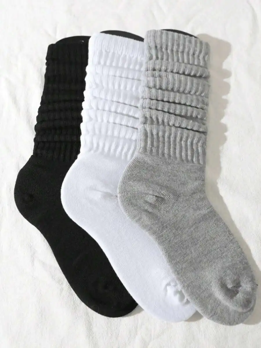 3/6/10/20 Pairs Autumn Winter Knitted Socks Hollow Ribbed Mid-Calf Socks For Adults
3/6/10/20 Pairs Autumn Winter Knitted Socks Hollow Ribbed Mid-Calf Socks For Adults