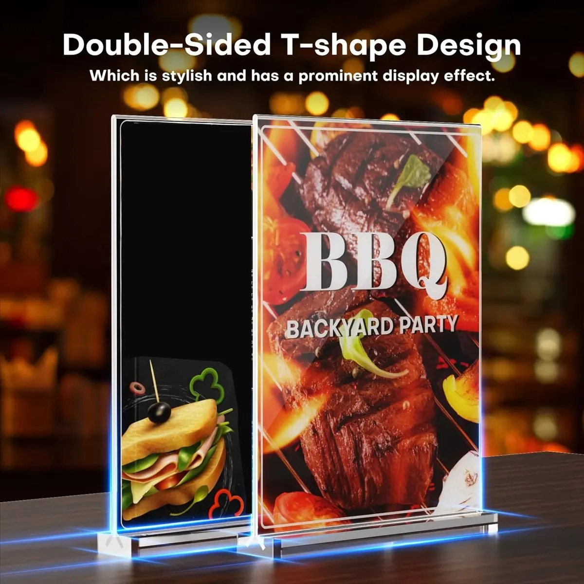 ABJS Acrylic Sign Holder 8.5 x 11, Sign Holder Clear Vertical 6 Pack, Menu Sign Holder Standing Paper Stand Display Stand
ABJS Acrylic Sign Holder 8.5 x 11, Sign Holder Clear Vertical 6 Pack, Menu Sign Holder Standing Paper Stand Display Stand