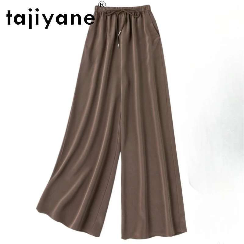 TAJIYANE 30MM 92% Real Mulberry Silk Pants Woman Coffee Casual Baggy Pants Wide Leg Trousers Summer Clothes Women 2026 штаны
TAJIYANE 30MM 92% Real Mulberry Silk Pants Woman Coffee Casual Baggy Pants Wide Leg Trousers Summer Clothes Women 2026 штаны