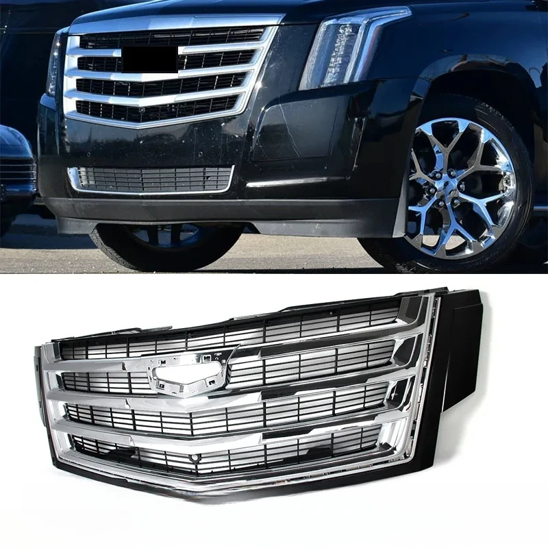 Factory Hot Selling Chrome Front Upper Bumper Grille Replacement Hood Mesh Grid Auto Exterior Accessory
Factory Hot Selling Chrome Front Upper Bumper Grille Replacement Hood Mesh Grid Auto Exterior Accessory