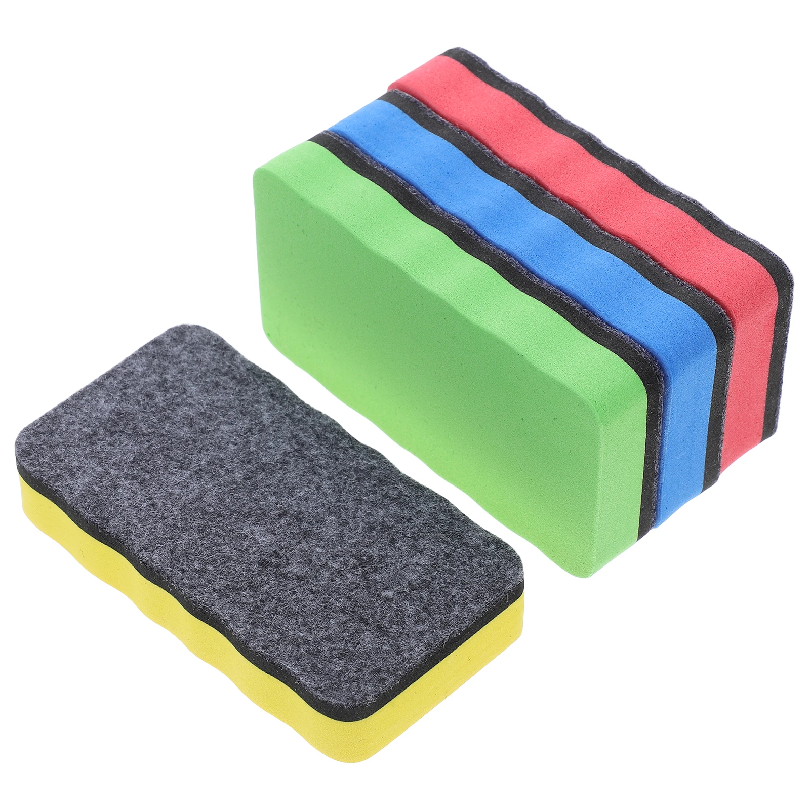 4pcs EVA Felt Magnetic Blackboard Whiteboard Eraser Cleaning Cloth Belt for Kids Dry Erasing Boards Glass Metal Surfaces
4pcs EVA Felt Magnetic Blackboard Whiteboard Eraser Cleaning Cloth Belt for Kids Dry Erasing Boards Glass Metal Surfaces