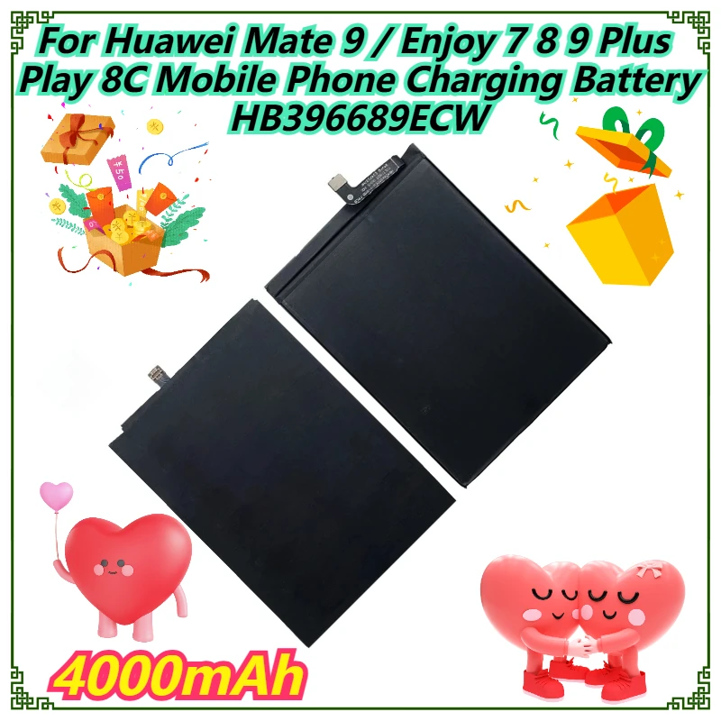 4000mAh For Huawei Mate 9 / Enjoy 7 8 9 Plus / Play 8C Mobile Phone Charging Battery HB396689ECW
4000mAh For Huawei Mate 9 / Enjoy 7 8 9 Plus / Play 8C Mobile Phone Charging Battery HB396689ECW