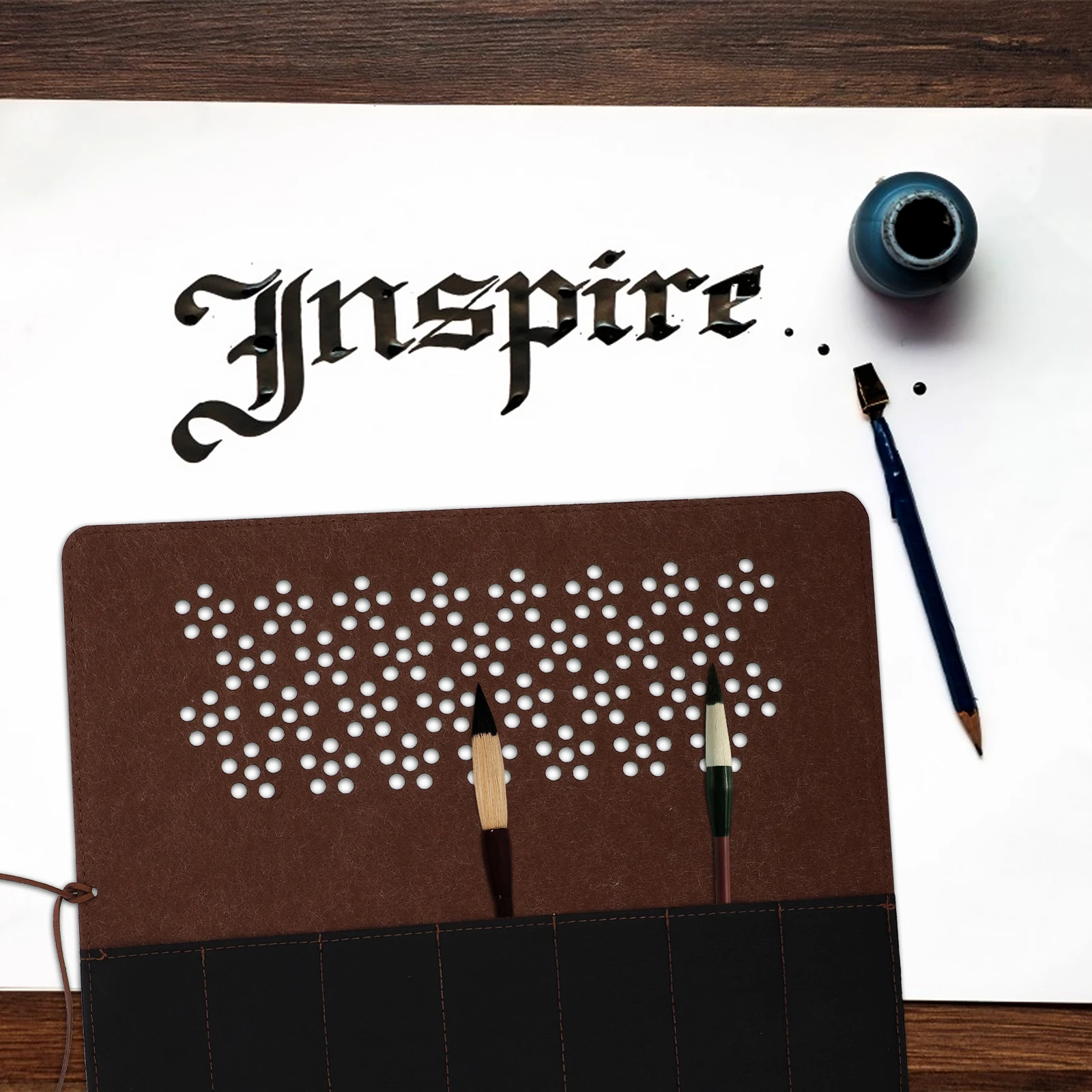 2 Pcs Brush Storage Bag Paint Felt Roll-up Pencil Holder Bracket Hollow Curtain Artist Organizer Painting
2 Pcs Brush Storage Bag Paint Felt Roll-up Pencil Holder Bracket Hollow Curtain Artist Organizer Painting