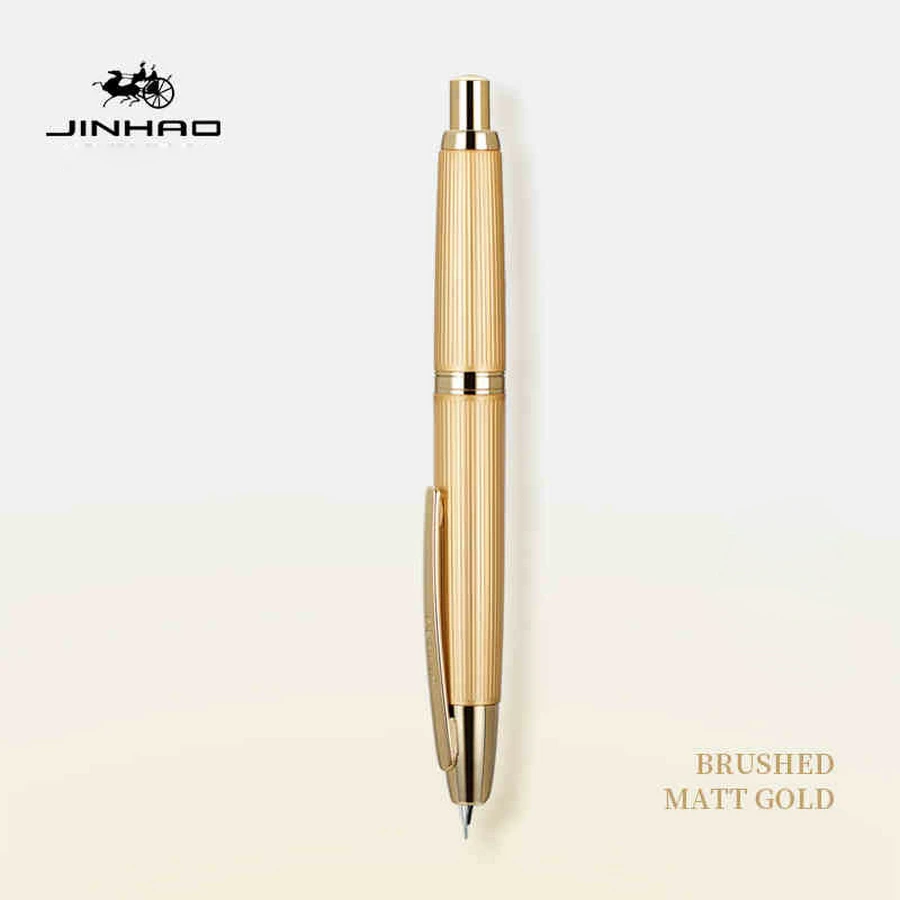 JINHAO 10, высококачественная пресс-выдвижная перьевая ручка, EF/F наконечник, ручная полировка, чернила для письма кофе с конвертером, офисные принадлежности
JINHAO 10, высококачественная пресс-выдвижная перьевая ручка, EF/F наконечник, ручная полировка, чернила для письма кофе с конвертером, офисные принадлежности