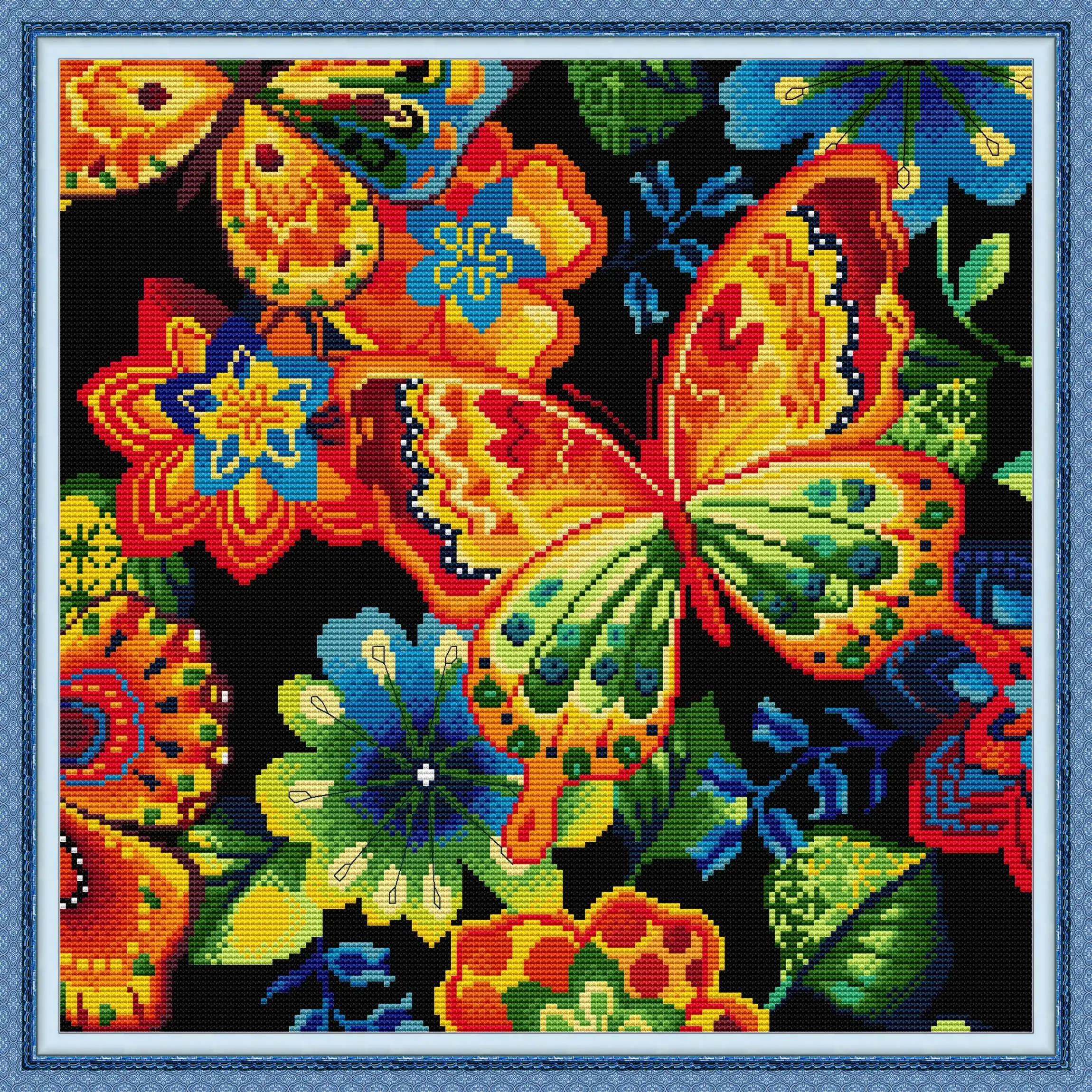 Maydear Full Cross Stitch Kit,11CT/14CT/16CT/9CT Aida Fabric,DMC Threads Sewing Pattern Embroidery Set-Big-Butterfly 10
Maydear Full Cross Stitch Kit,11CT/14CT/16CT/9CT Aida Fabric,DMC Threads Sewing Pattern Embroidery Set-Big-Butterfly 10