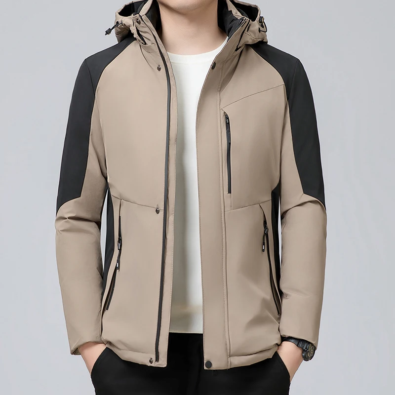Winter Parka Men New Casual Thicken Cotton Jacket Hooded Outwear Business Medium Long Parkas High Quality Thermal Jacket 
Winter Parka Men New Casual Thicken Cotton Jacket Hooded Outwear Business Medium Long Parkas High Quality Thermal Jacket