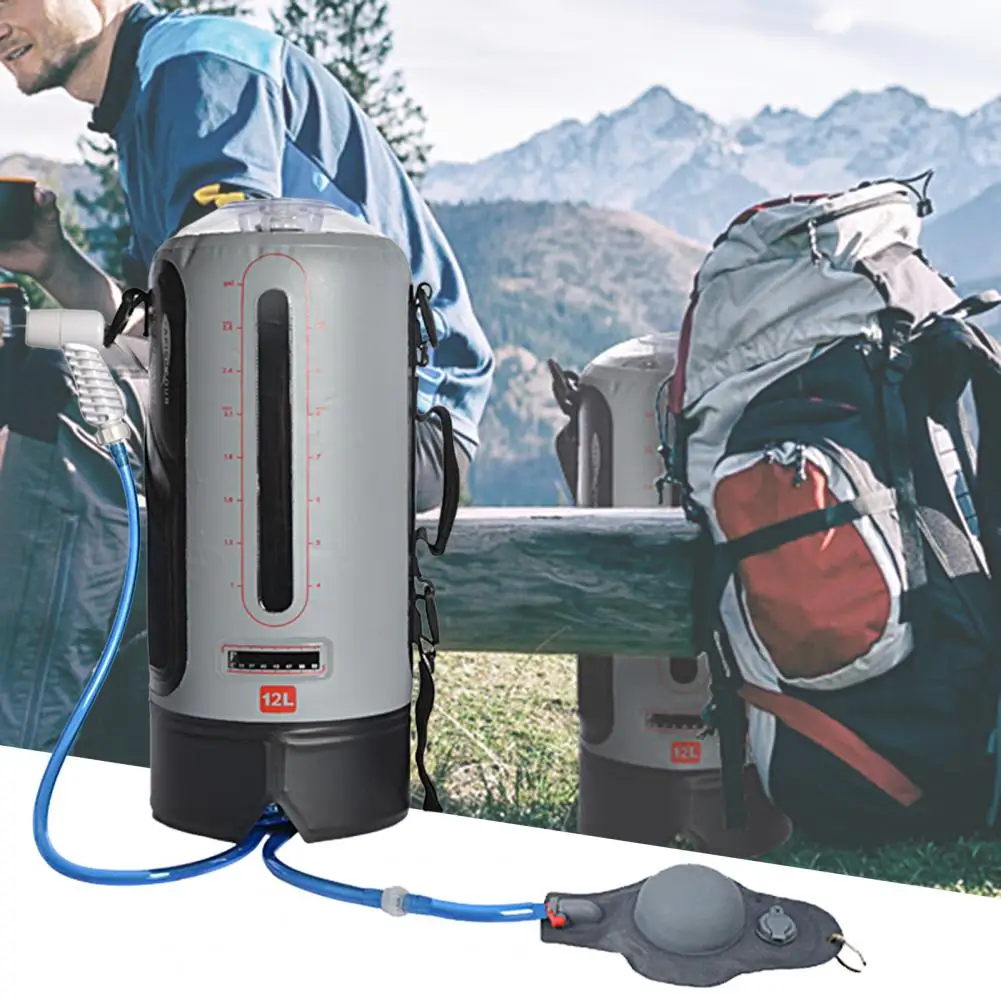 12L Water Bags Outdoor Camping Hiking Solar Shower Bag Heating Camping Shower Climbing Hydration Bag Hose Switchable Shower Head
12L Water Bags Outdoor Camping Hiking Solar Shower Bag Heating Camping Shower Climbing Hydration Bag Hose Switchable Shower Head