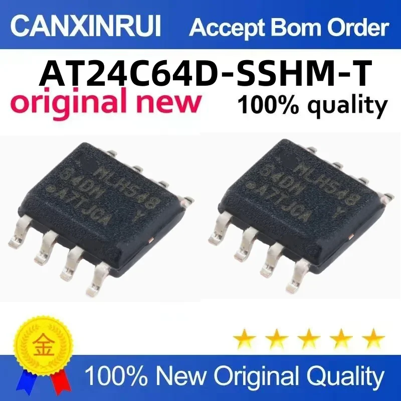 (5-100 pieces) New stock AT24C64D-SSHM-T 64DM ATMLH508 SOP-8
(5-100 pieces) New stock AT24C64D-SSHM-T 64DM ATMLH508 SOP-8