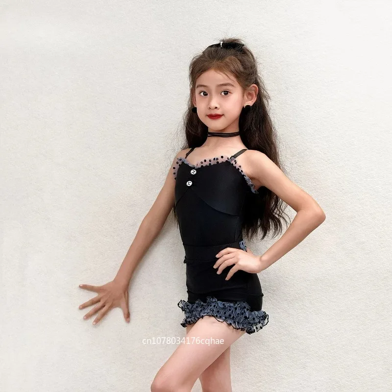 2026 Summer New Style Latin Dance Costume for Girls' Training Suit for Children - High-end Performance Dance Costume Set
2026 Summer New Style Latin Dance Costume for Girls' Training Suit for Children - High-end Performance Dance Costume Set