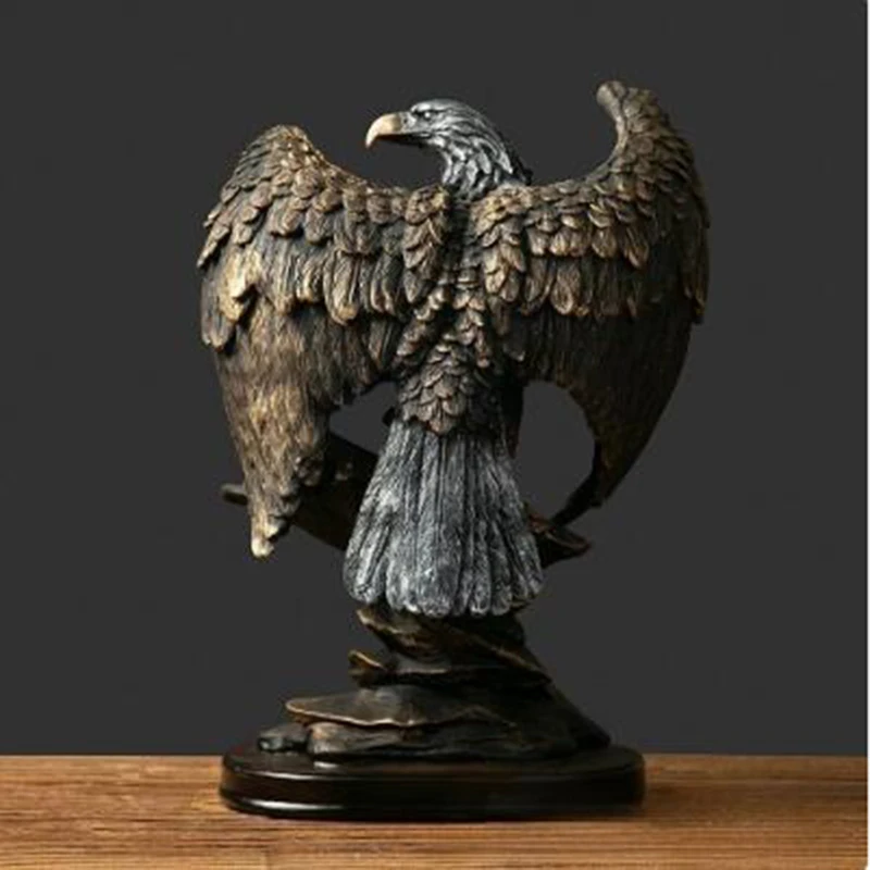Bronze Resin Eagle Collectible Decorative Eagle Statue Home Decor Office Decor Statue, Art Decor Ornament
Bronze Resin Eagle Collectible Decorative Eagle Statue Home Decor Office Decor Statue, Art Decor Ornament