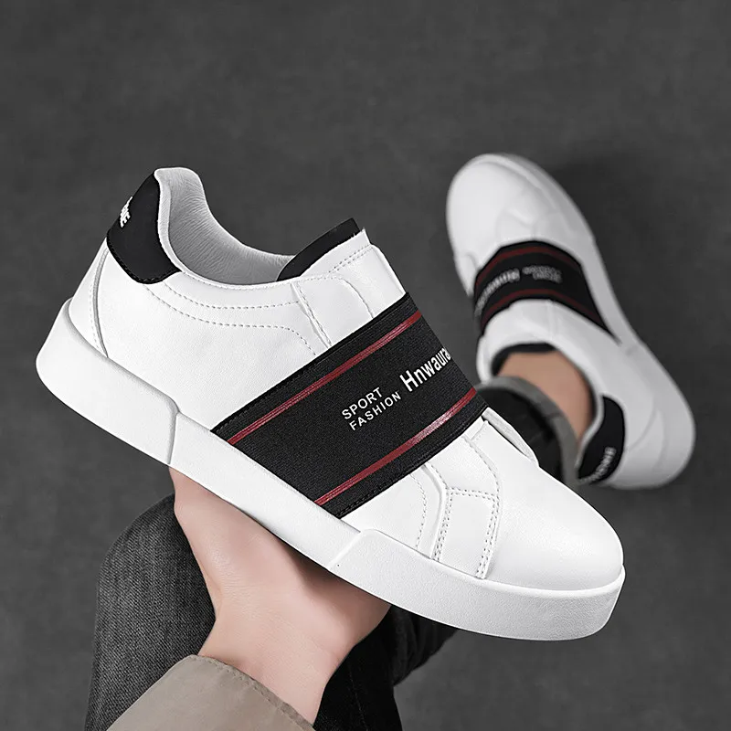 Fashion Concise Slip-on Skateboard Shoes Men Original Design Leather Casual Shoes For Men Outdoor Non-slip Men's Sports Sneakers
Fashion Concise Slip-on Skateboard Shoes Men Original Design Leather Casual Shoes For Men Outdoor Non-slip Men's Sports Sneakers