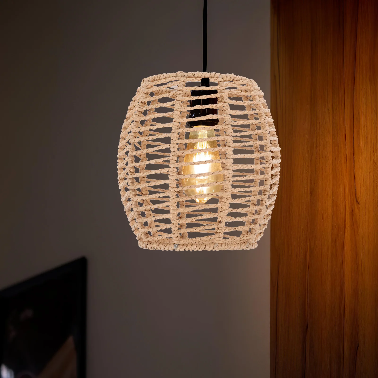 Handwoven Rope Lampshade E27 Base Vintage Woven Light Cover For Restaurant Home Decor Cage Lamp Shade Replacement Boho
Handwoven Rope Lampshade E27 Base Vintage Woven Light Cover For Restaurant Home Decor Cage Lamp Shade Replacement Boho