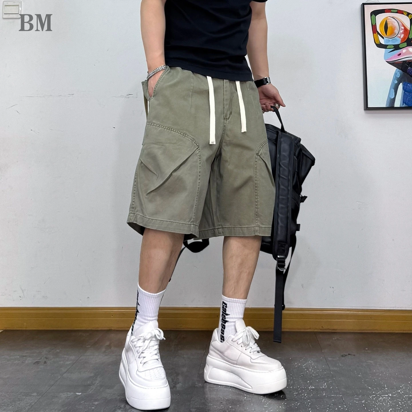 American Logger Cargo Shorts Cotton Baggy Mid Length Multi Pockets Streetwear Mens Summer Casual Trendy Loose Fit Lightweight
American Logger Cargo Shorts Cotton Baggy Mid Length Multi Pockets Streetwear Mens Summer Casual Trendy Loose Fit Lightweight