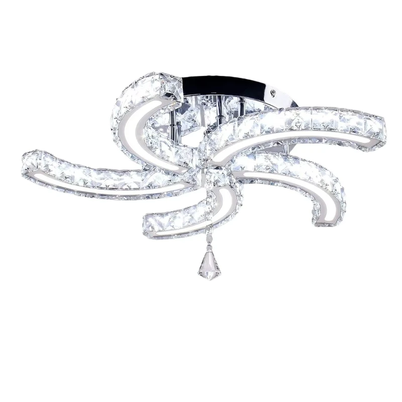 Modern K9 Crystal Chandelier Acrylic Adjustable Light Eye Protection LED Stainless Steel Dining Room Bedroom Ceiling Light
Modern K9 Crystal Chandelier Acrylic Adjustable Light Eye Protection LED Stainless Steel Dining Room Bedroom Ceiling Light