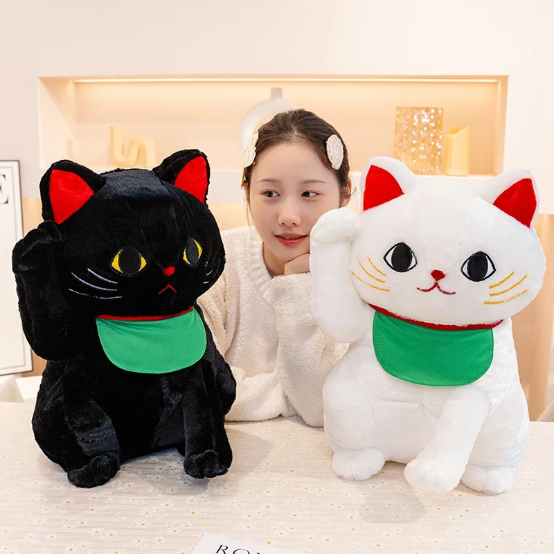 Новые плюшевые игрушки «Кот удачи» черного цвета, 32/42 см, мягкие имитации котят, плюшевые куклы, милые и удобные, подарок на день рождения
Новые плюшевые игрушки «Кот удачи» черного цвета, 32/42 см, мягкие имитации котят, плюшевые куклы, милые и удобные, подарок на день рождения