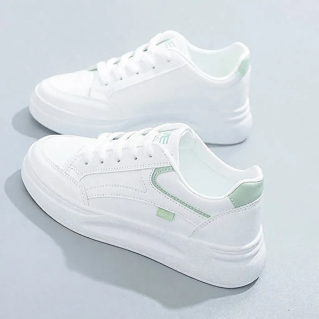 Women's Sporty White Sneakers Thick Bottom Casual Shoes All-Match Student Leisure Board Shoes Spring Summer New Style
Women's Sporty White Sneakers Thick Bottom Casual Shoes All-Match Student Leisure Board Shoes Spring Summer New Style