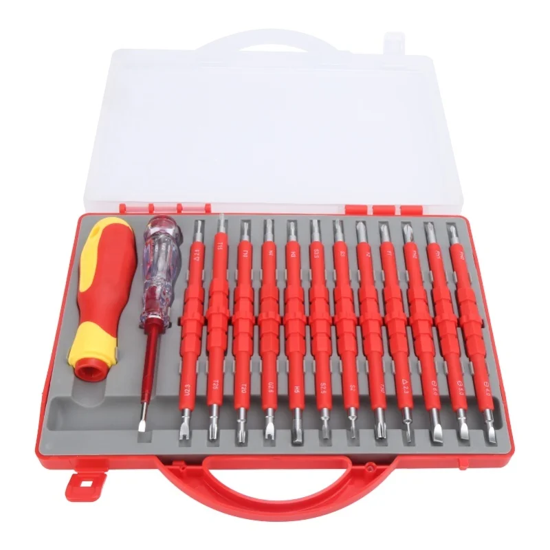 Screwdriver Kit Double End SpecialShaped Magnetic Driver Bits Insulated Hardware Tools
Screwdriver Kit Double End SpecialShaped Magnetic Driver Bits Insulated Hardware Tools