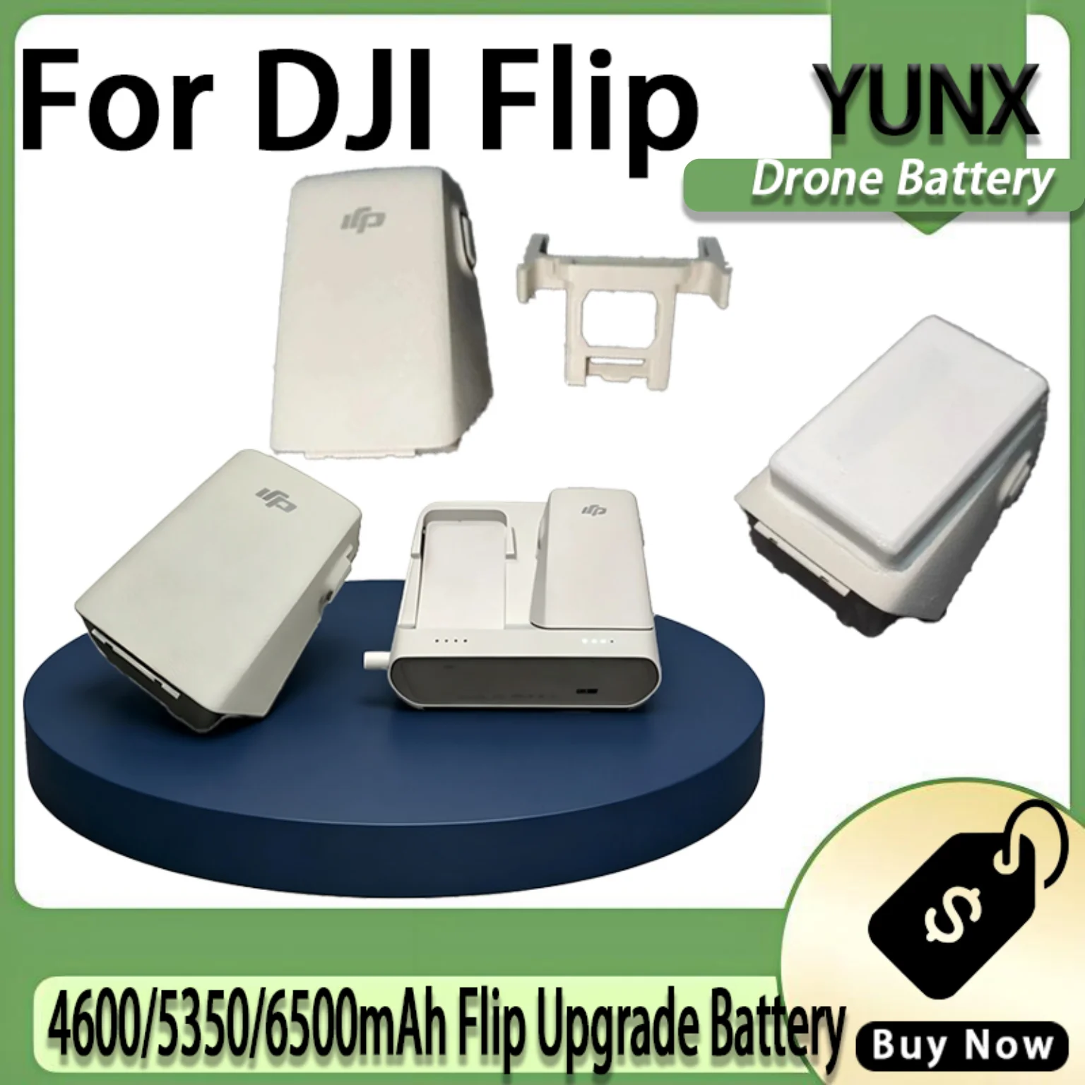 Premium Extended Capacity Modified Battery 4600mAh/5350mAh/6500mAh for DJI Flip, Super Long Endurance DIY Upgrade Replacement
Premium Extended Capacity Modified Battery 4600mAh/5350mAh/6500mAh for DJI Flip, Super Long Endurance DIY Upgrade Replacement