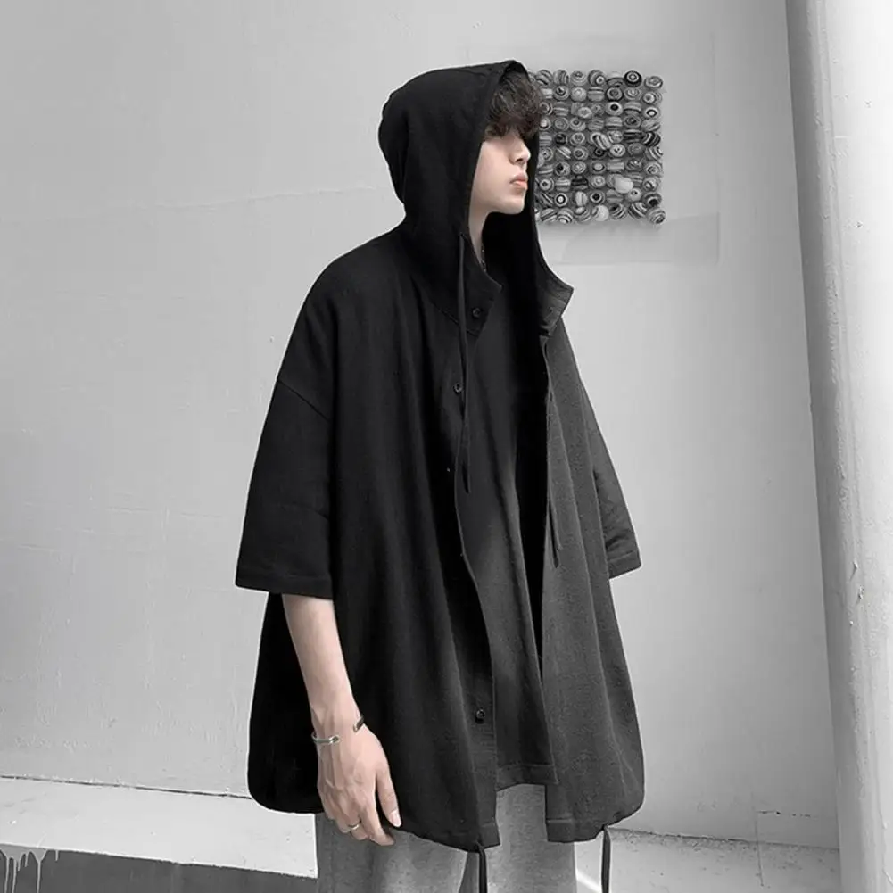 Hip Hop Style Hooded Shirts Ice Silk Short-sleeved Top Men Women Summer Trend Loose Sweatshirt Japan Harajuku Oversize Jacket
Hip Hop Style Hooded Shirts Ice Silk Short-sleeved Top Men Women Summer Trend Loose Sweatshirt Japan Harajuku Oversize Jacket