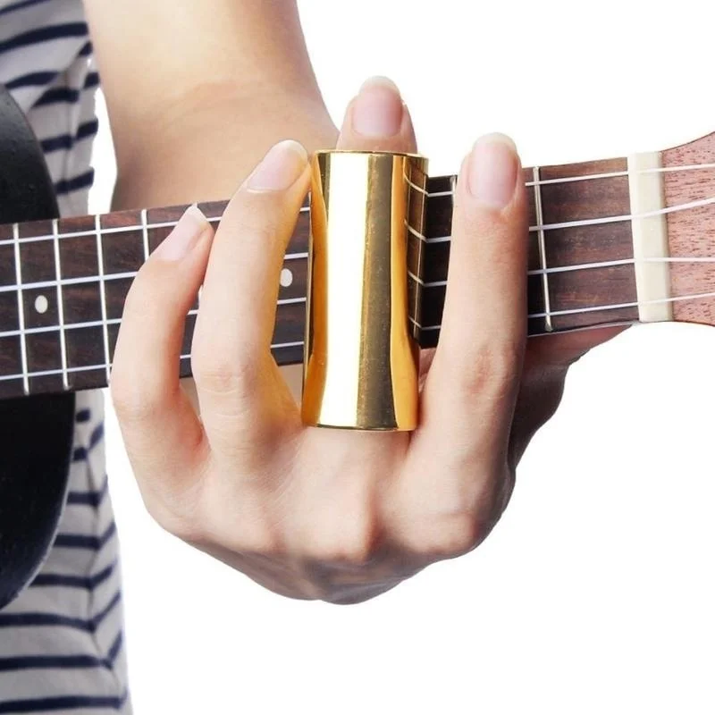 New 60mm Brass Finger Slide Steel Musical Instrument Accessory Guitar String Tool
New 60mm Brass Finger Slide Steel Musical Instrument Accessory Guitar String Tool