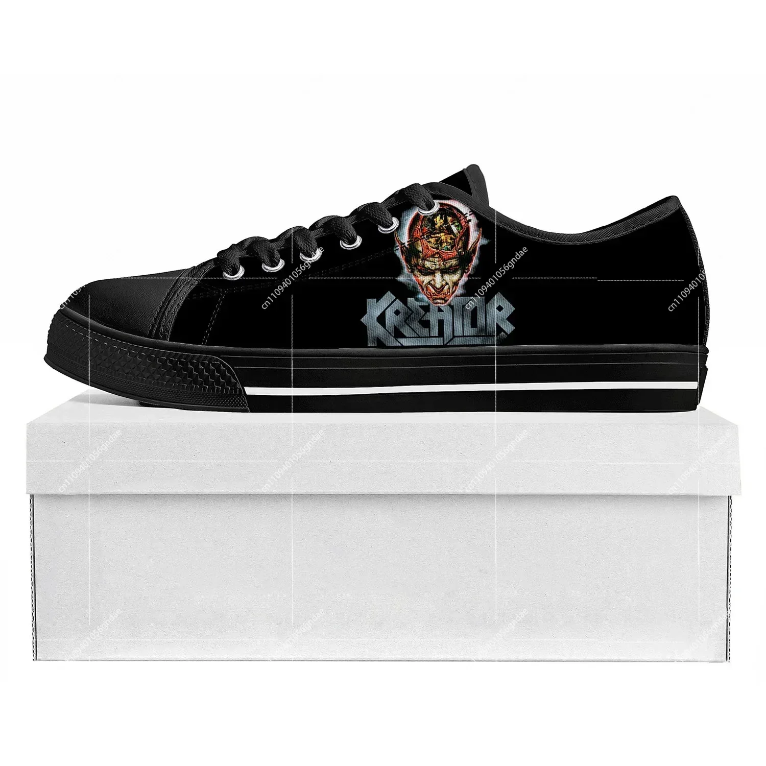 Kreator Band Low Top Sneakers Mens Womens Teenager Gods of Violence Sneaker Couple Shoes Custom Made Shoe Black
Kreator Band Low Top Sneakers Mens Womens Teenager Gods of Violence Sneaker Couple Shoes Custom Made Shoe Black