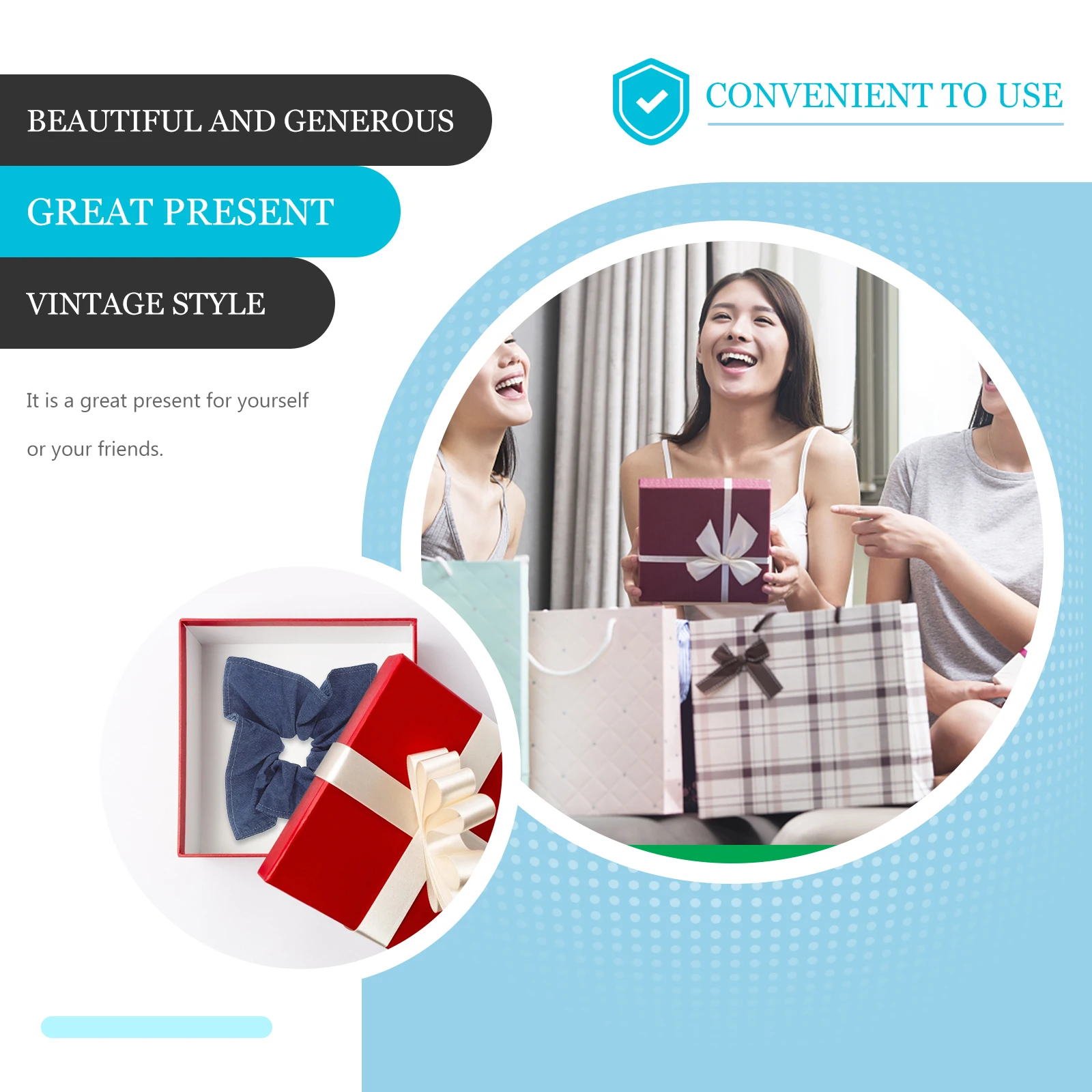 Square Hair Rope Blue Ponytail Holders Denim Hairband Bow Large Intestine Ring Scarf Stylish Versatile Gentle Strong Hairstyles
Square Hair Rope Blue Ponytail Holders Denim Hairband Bow Large Intestine Ring Scarf Stylish Versatile Gentle Strong Hairstyles