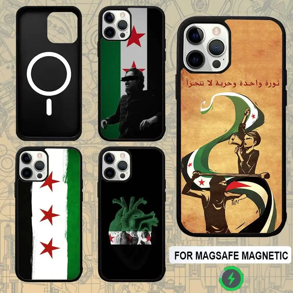 Syrian Revolution Flag Phone Case For IPhone 17,16,15,Pro,Max,Air,14,Plus,13,12,11 Magesafe Wireless Charge Cover
Syrian Revolution Flag Phone Case For IPhone 17,16,15,Pro,Max,Air,14,Plus,13,12,11 Magesafe Wireless Charge Cover