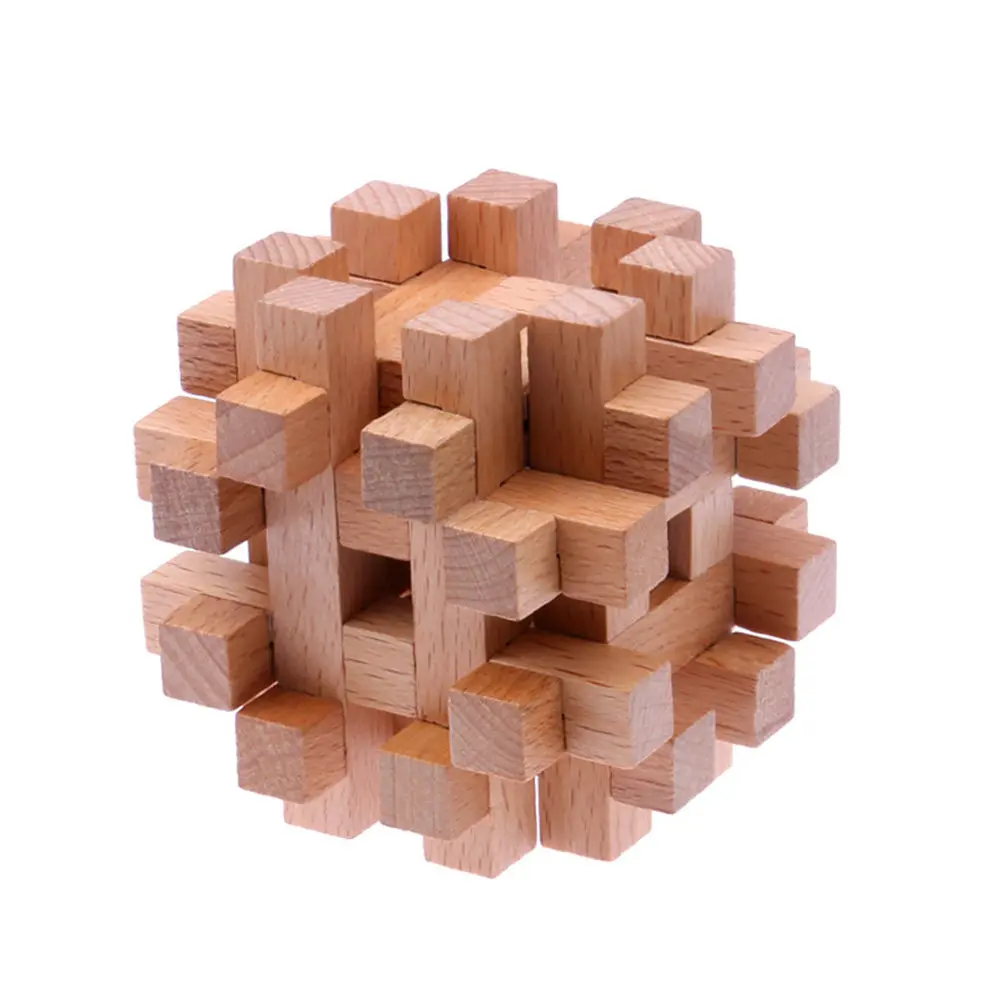 1Pcs Kongming Lock Wooden Interlocked Brain Teaser Puzzle Iq Educational Intellectual Plaything for Kids Adults
1Pcs Kongming Lock Wooden Interlocked Brain Teaser Puzzle Iq Educational Intellectual Plaything for Kids Adults