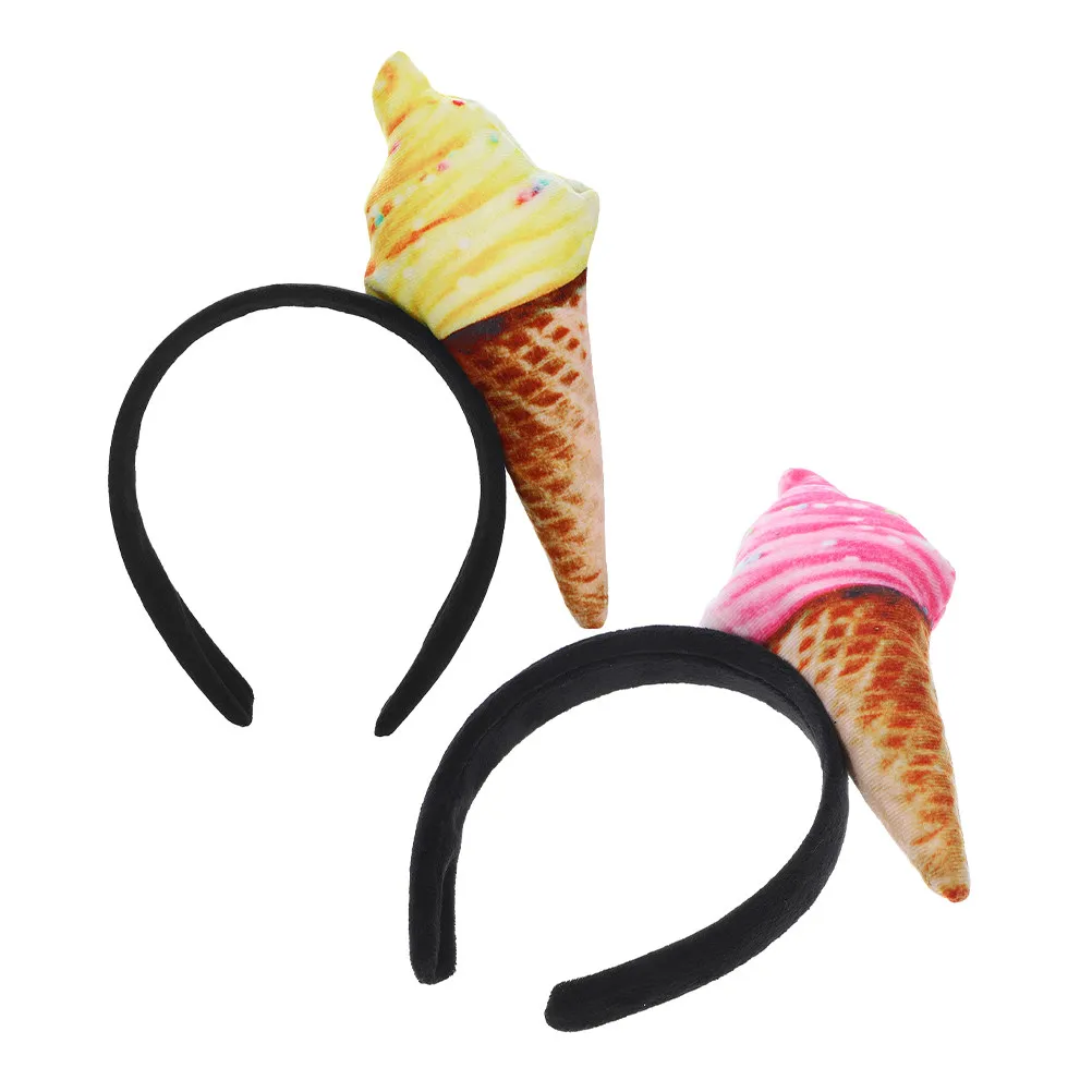 2Pcs Ice Cream Cone Headband Fabric Hair Band for Women Comfortable Secure Fit Aesthetic Hair Accessory for Makeup Spa Wash
2Pcs Ice Cream Cone Headband Fabric Hair Band for Women Comfortable Secure Fit Aesthetic Hair Accessory for Makeup Spa Wash