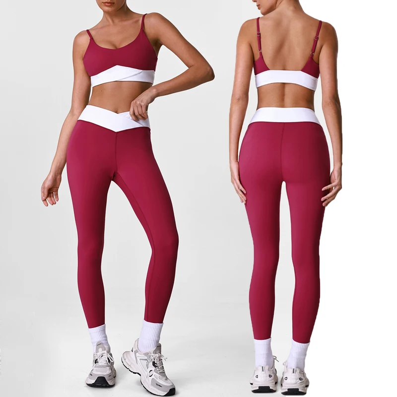 Women Two Pieces Fitness Yoga Set Stretchy Slim Fit Outdoor Running Suit Breathable Quick Dry Gym Clothes Female Sportswear
Women Two Pieces Fitness Yoga Set Stretchy Slim Fit Outdoor Running Suit Breathable Quick Dry Gym Clothes Female Sportswear