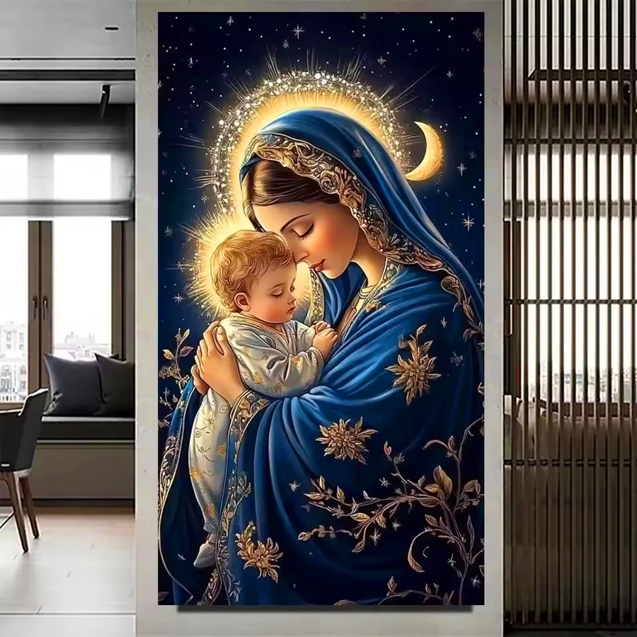 Virgin Mary Jesus Diy Diamond Painting Mother and baby Full Diamond Mosaic mom's love Embroidery Cross Stitch Religion Home art
Virgin Mary Jesus Diy Diamond Painting Mother and baby Full Diamond Mosaic mom's love Embroidery Cross Stitch Religion Home art