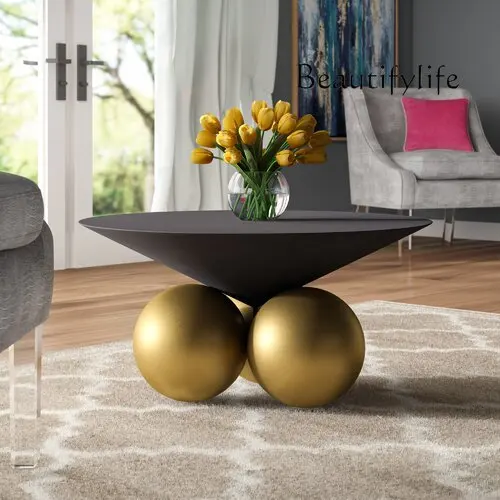 Nordic modern light luxury rock slab solid wood small round table round coffee table living room size round coffee table
Nordic modern light luxury rock slab solid wood small round table round coffee table living room size round coffee table