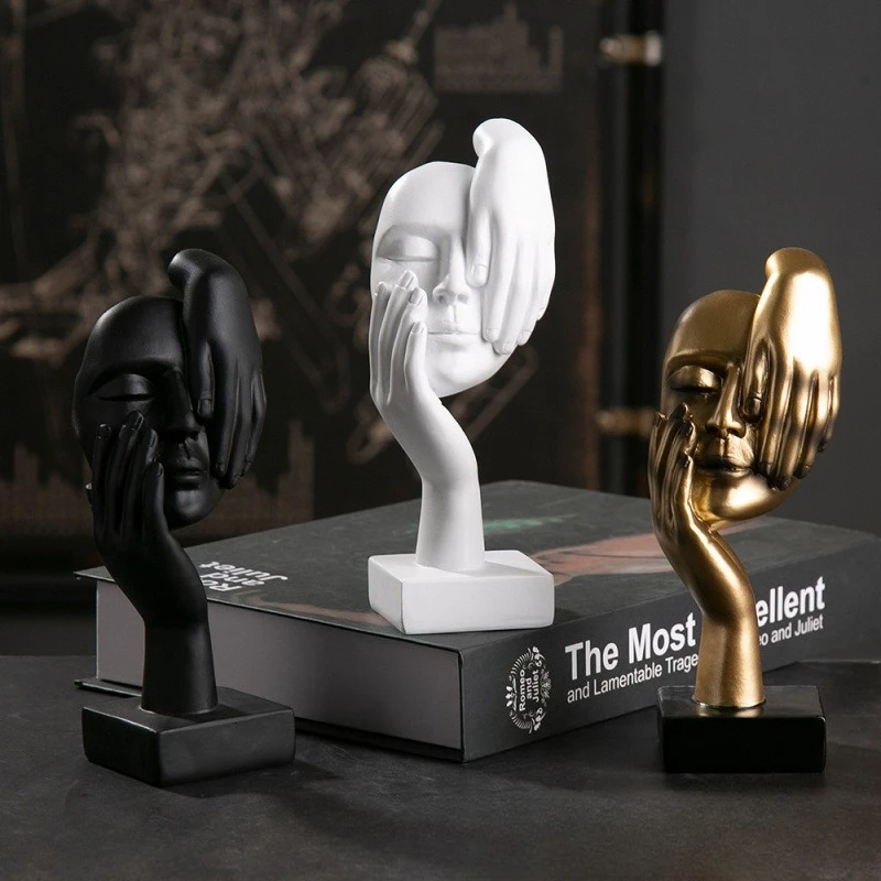 Abstract Mask Statue Resin European Style Miniature Statue Indoor Home Office Study Desktop Decorative Gift
Abstract Mask Statue Resin European Style Miniature Statue Indoor Home Office Study Desktop Decorative Gift