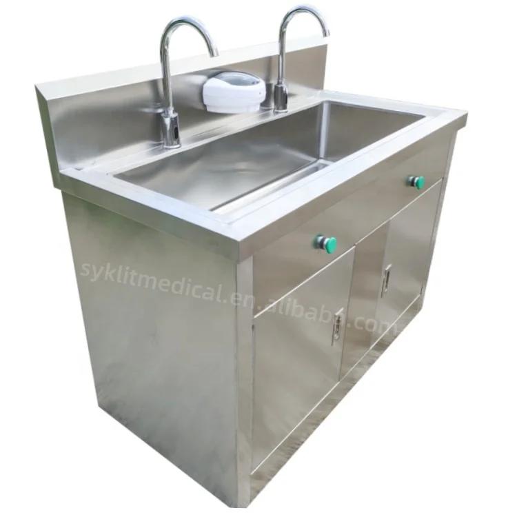 Manufacturer's price Stainless Steel Medical Surgical Scrub Sink Veterinary Equipment 2 Sets Wash Basins
Manufacturer's price Stainless Steel Medical Surgical Scrub Sink Veterinary Equipment 2 Sets Wash Basins