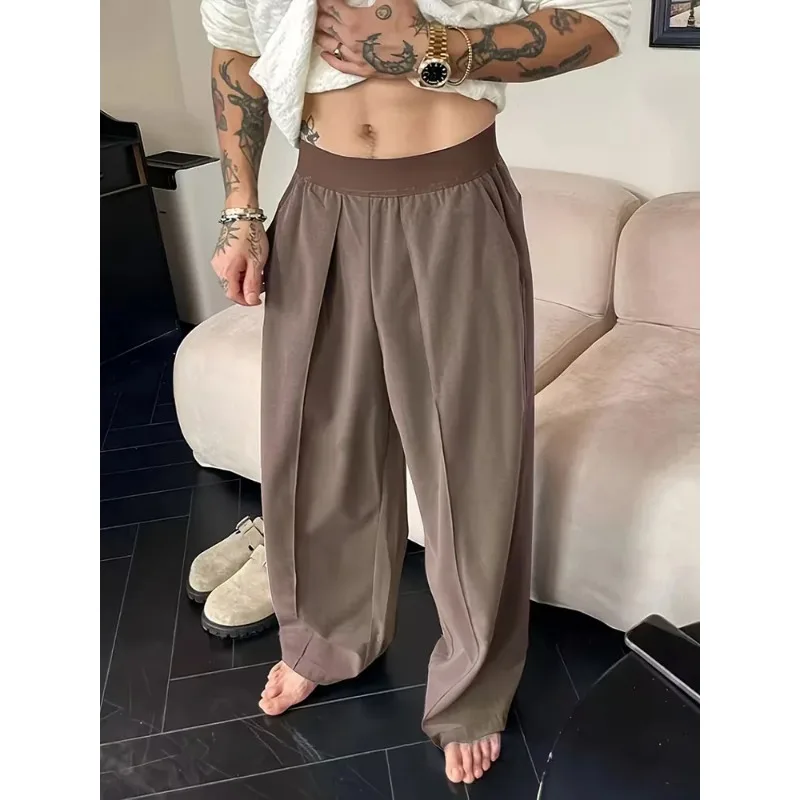Men's Loose Casual Wide Leg Pants Solid Color Suit Pants High Street Man Streetwear Trousers Fashion Hip Hop Jogger Pant
Men's Loose Casual Wide Leg Pants Solid Color Suit Pants High Street Man Streetwear Trousers Fashion Hip Hop Jogger Pant