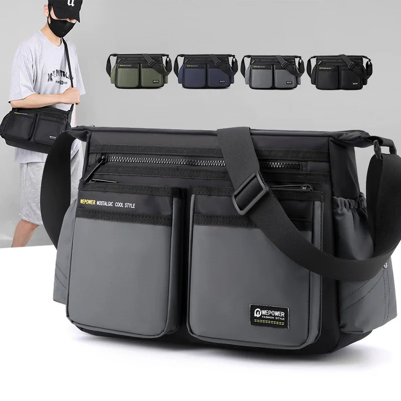 Multi-layer Pocket Design Oxford Shoulder Bag Large Capacity Men's Casual Fashion Single Shoulder Crossbody Luxury Messenger bag
Multi-layer Pocket Design Oxford Shoulder Bag Large Capacity Men's Casual Fashion Single Shoulder Crossbody Luxury Messenger bag