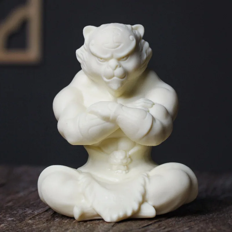 Ivory Nut Zodiac Tiger Holding Hands Buddha Ornament Home Opening Gifts Mighty Brave Tiger Decoration Craft
Ivory Nut Zodiac Tiger Holding Hands Buddha Ornament Home Opening Gifts Mighty Brave Tiger Decoration Craft