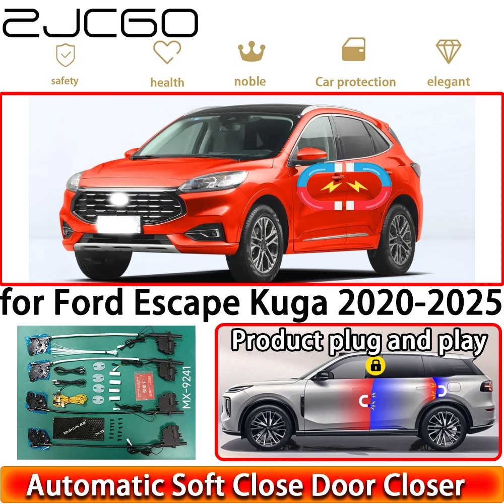ZJCGO for Ford Escape Kuga 2020-2025 OEM Soft Close Door Kit Power Closing Latch System Auto Pull Door Easy Close Plug & Play
ZJCGO for Ford Escape Kuga 2020-2025 OEM Soft Close Door Kit Power Closing Latch System Auto Pull Door Easy Close Plug & Play