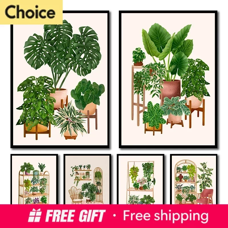2026 Boho Plants Potted Palm Leaves Poster and Print Diamond Painting Botanical Wall Art Picture for Living Room Home Decor Gi
2026 Boho Plants Potted Palm Leaves Poster and Print Diamond Painting Botanical Wall Art Picture for Living Room Home Decor Gi