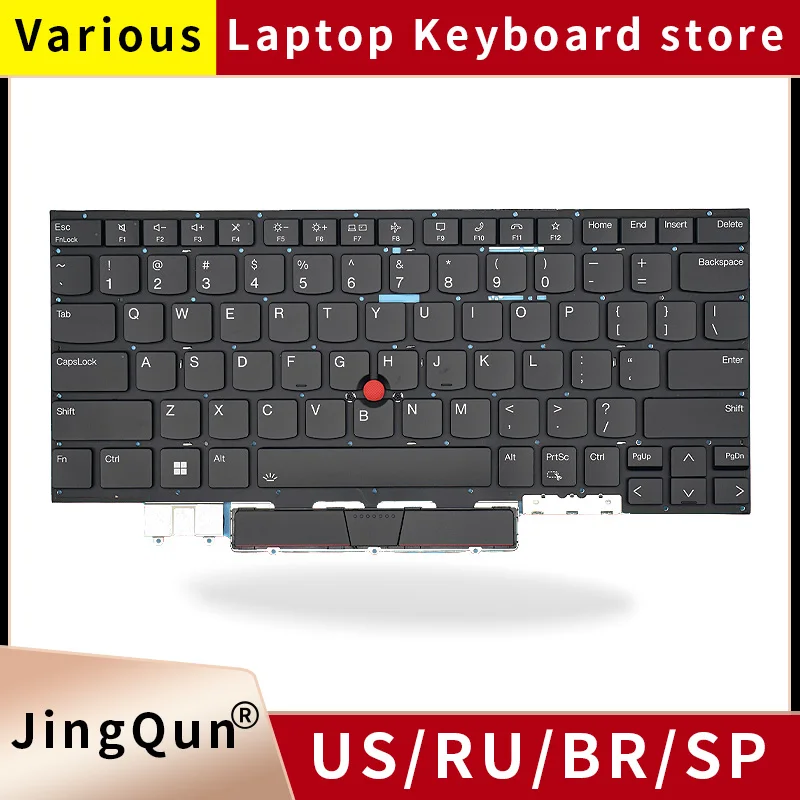 US/RU Russian Laptop keyboard For lenovo Thinkpad X1 Carbon 10TH GEN 10 2022 X1 Carbon 11TH GEN 11 2023 layout Backlight
US/RU Russian Laptop keyboard For lenovo Thinkpad X1 Carbon 10TH GEN 10 2022 X1 Carbon 11TH GEN 11 2023 layout Backlight