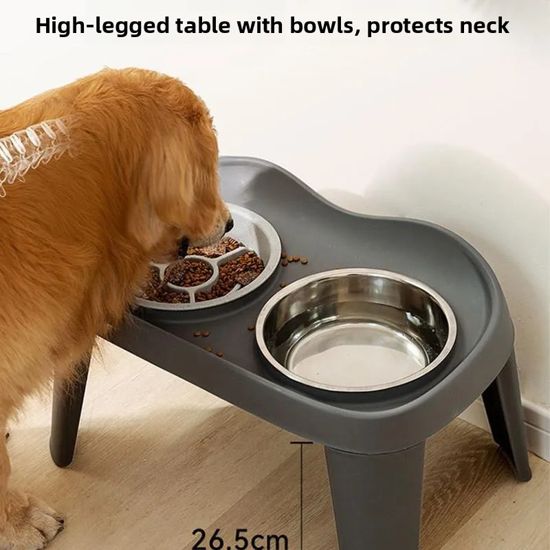 New Stainless Steel Elevated Bowl Anti-Flip Dog Bowl Food Bowl Pet Drinking Feeding Bowl Home Pet Feeding Supplies
New Stainless Steel Elevated Bowl Anti-Flip Dog Bowl Food Bowl Pet Drinking Feeding Bowl Home Pet Feeding Supplies