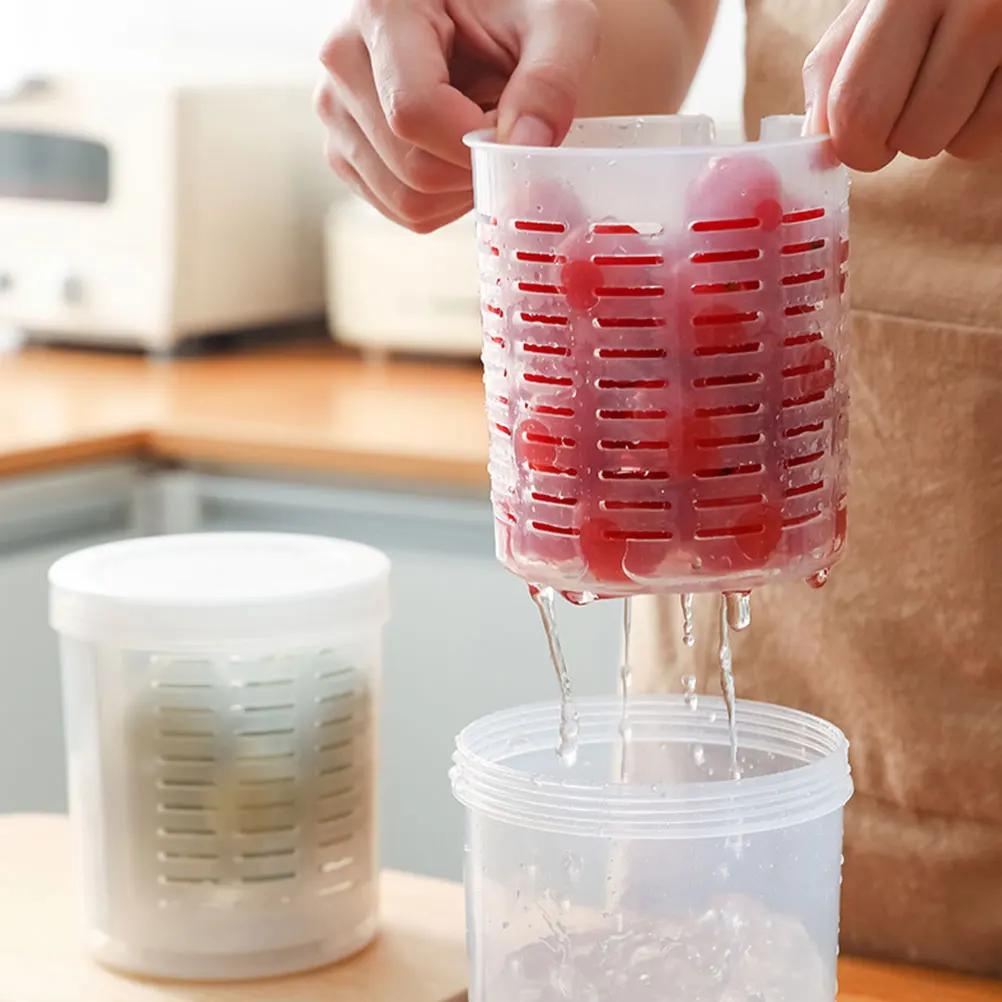 1 set Fruit Storage Box Thickened Drain Basket Vegetable Containers Refrigerator Boxes Berry Case Fruit Container Home Outdoor
1 set Fruit Storage Box Thickened Drain Basket Vegetable Containers Refrigerator Boxes Berry Case Fruit Container Home Outdoor