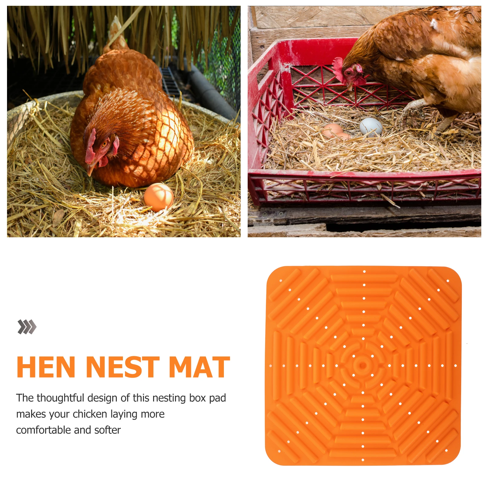 Washable Silicone Box Durable Non Slip Egg Protection Mat Reusable Laying Pad Soft Chicken Cage Cushion Nesting Pad For
Washable Silicone Box Durable Non Slip Egg Protection Mat Reusable Laying Pad Soft Chicken Cage Cushion Nesting Pad For