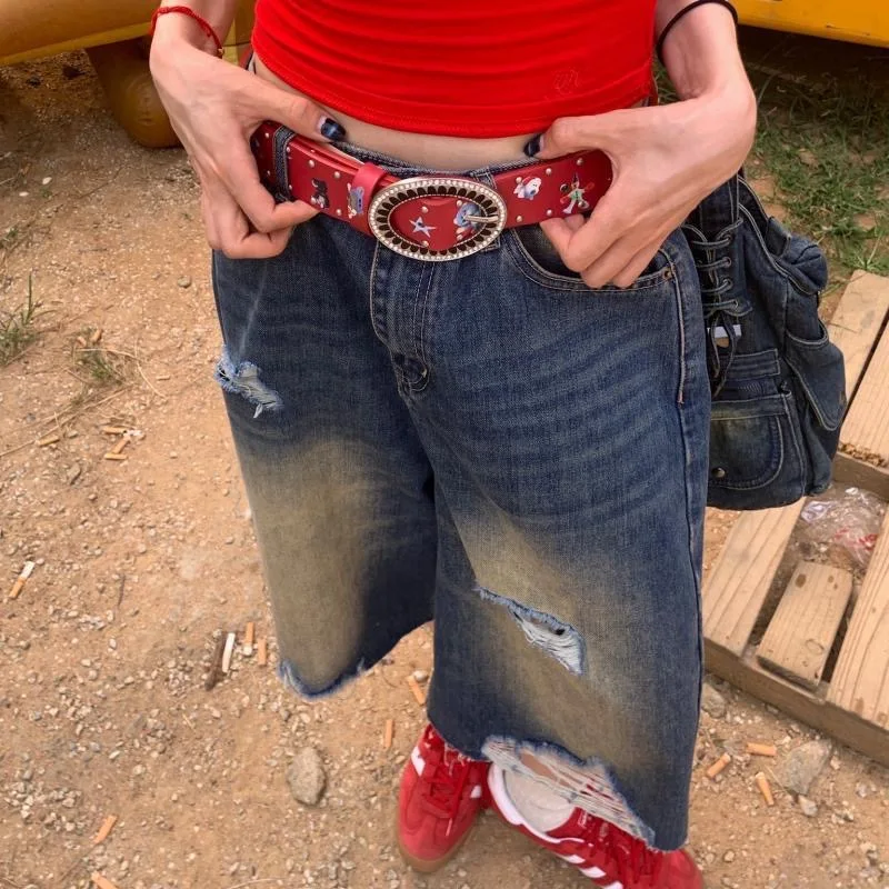 Heavy Industry Decorative Punk Style Belt Cute Cartoon Cute Pattern Belt Rivet Decoration Playful Female Waist Decoration
Heavy Industry Decorative Punk Style Belt Cute Cartoon Cute Pattern Belt Rivet Decoration Playful Female Waist Decoration