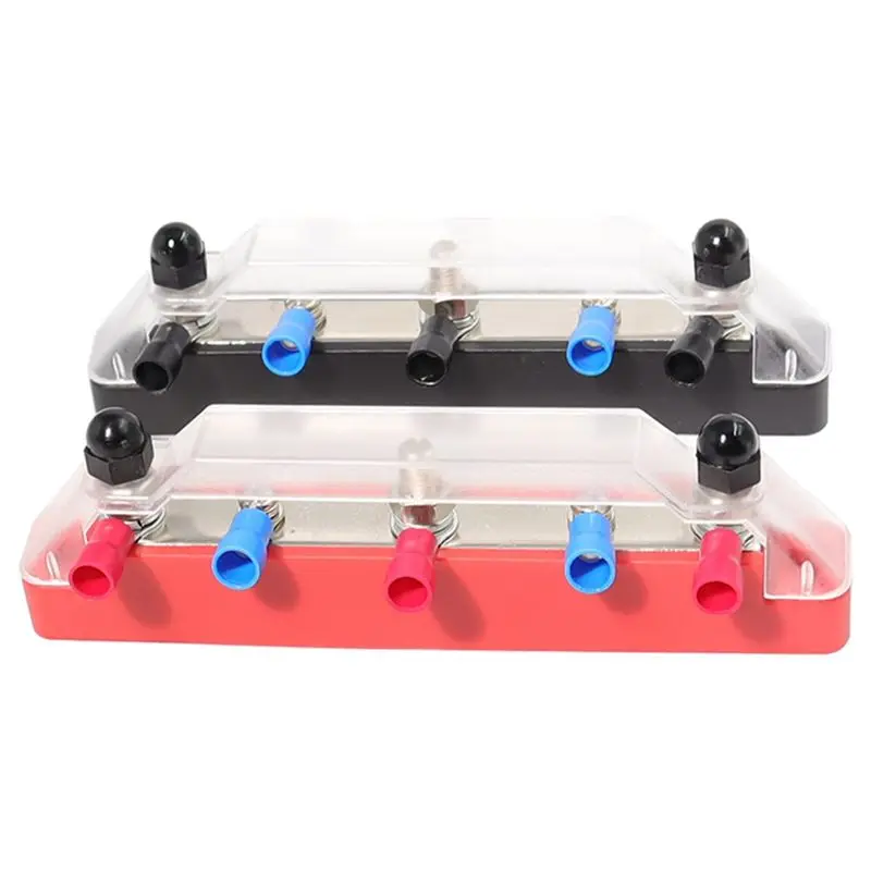M6 Busbar Box Board 150A 4 Terminals Current Busbar Cable Box Power Box Replacement Parts Suitable For RV Yacht Car
M6 Busbar Box Board 150A 4 Terminals Current Busbar Cable Box Power Box Replacement Parts Suitable For RV Yacht Car