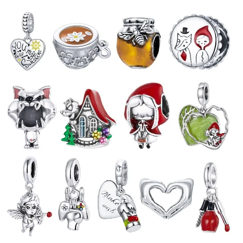BISAER Genuine 925 Sterling Silver Hoodwinked Animation Figures Charms Fit Original Bracelet And Necklace Fine Jewelry ECC1890
BISAER Genuine 925 Sterling Silver Hoodwinked Animation Figures Charms Fit Original Bracelet And Necklace Fine Jewelry ECC1890